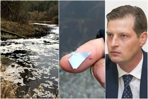 K. Mažeika apie į Nerį patekusį plastiką: tai – tyčinis pažeidimas