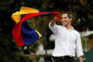 Venezuelos opozicijos lyderis J. Guaido susitiks su Jungtinės Karalystės premjeru