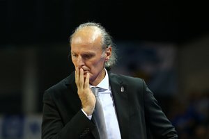 Nevaldomas „Baskonia“ trenerio įtūžis po N. Stausko žodžių: „Ką tu sakai? Tylėk!“