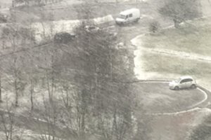 Vilnių nuplakė stipri kruša, žaibai raižė dangų