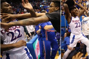 Krepšininkų muštynės per NCAA rungtynes – mojuota net arenos kėdėmis