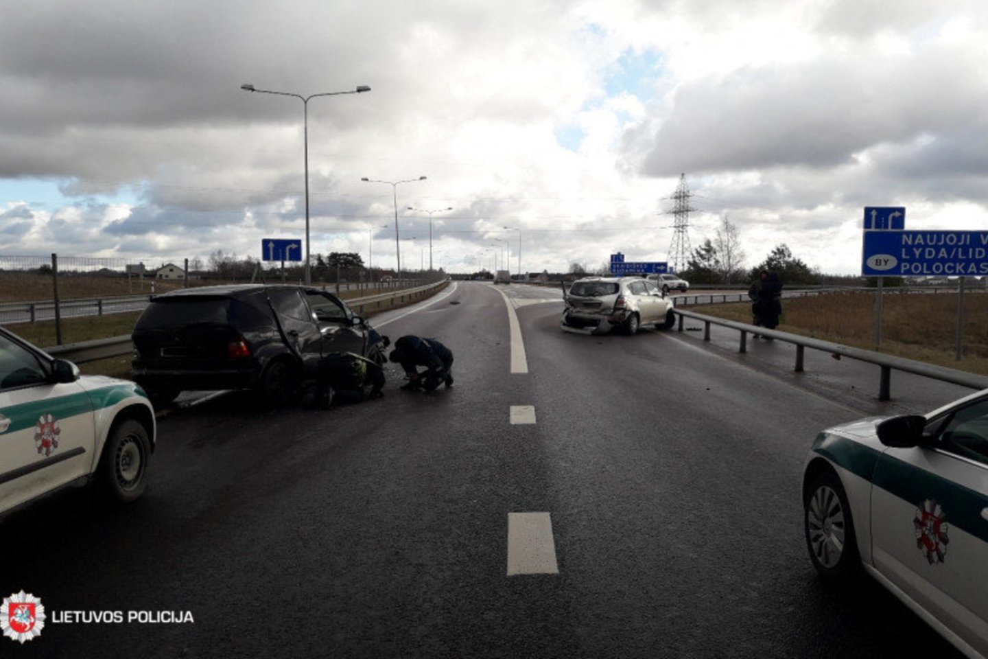 Praėjusios paros avarijose sužeista 10 žmonių.