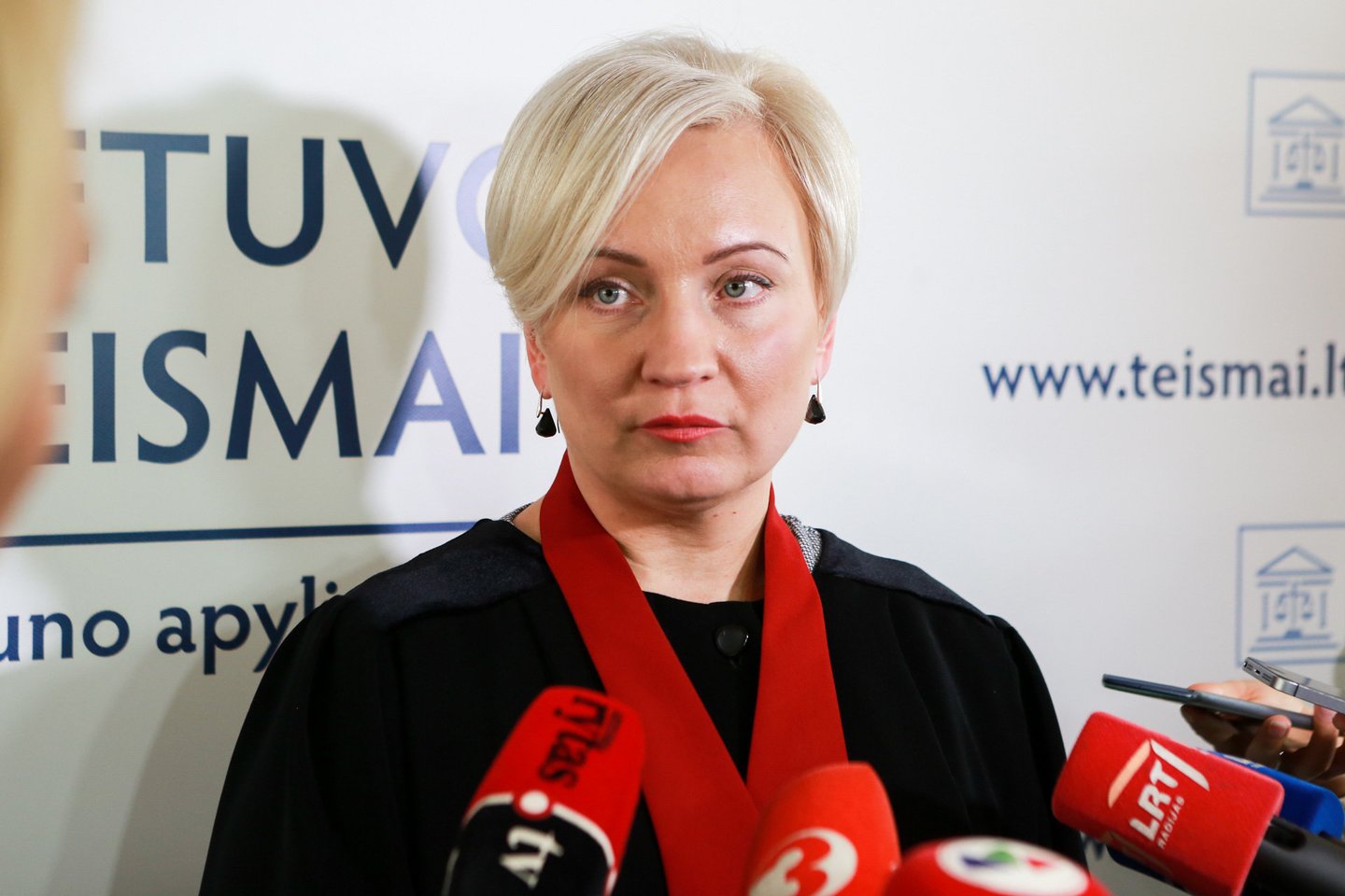 Prokurorė Renata Oželienė neabejojo teisiamosios kalte.<br>G.Bitvinsko nuotr.