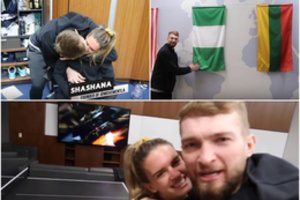 Domantas Sabonis parodė savo merginą – kalba ir apie vedybas