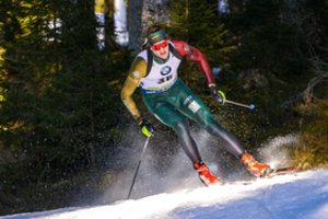 Lietuvos biatlonininkų estafetės komandos prasibrovė į geriausiųjų 20-ukus