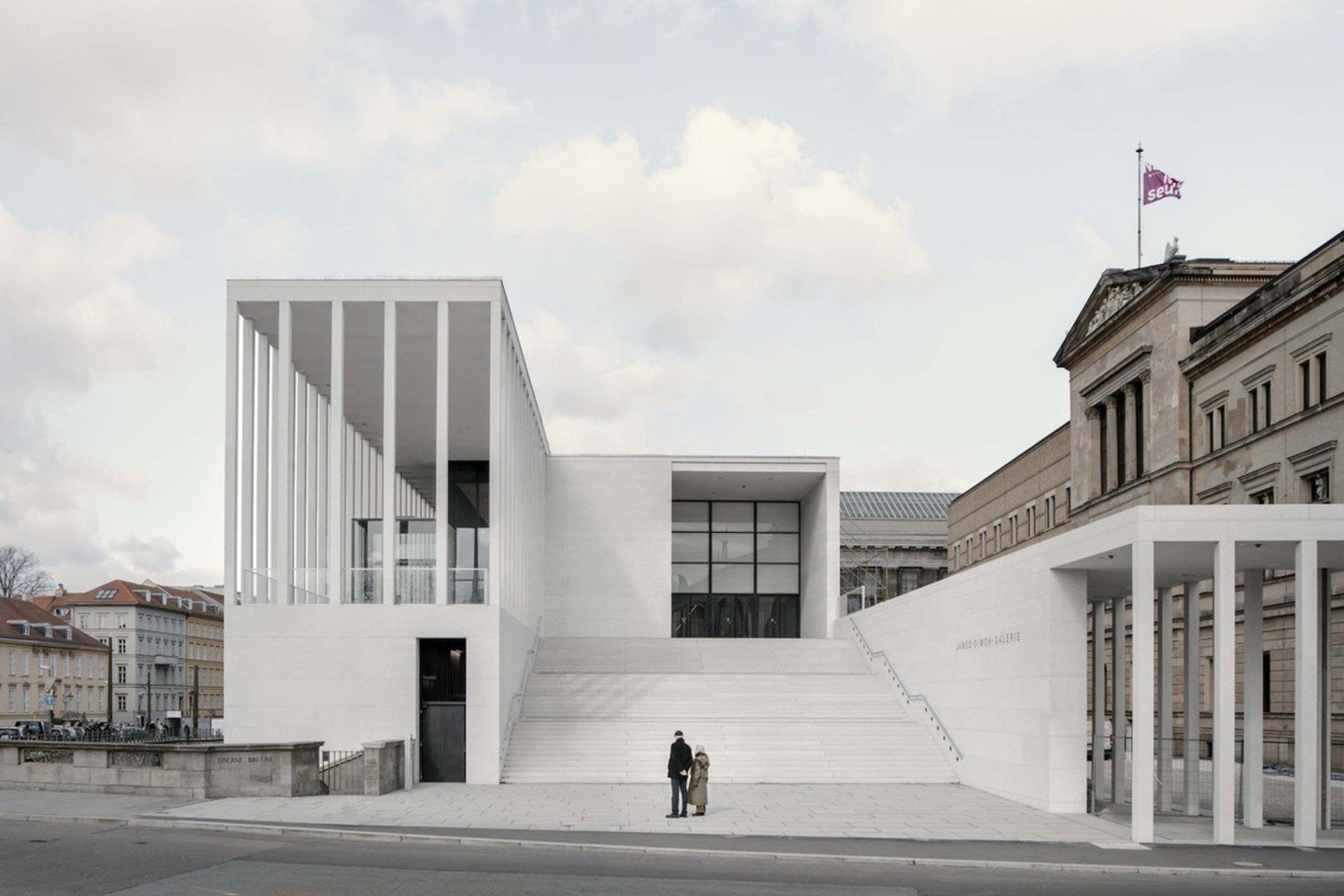 Muziejus Berlyne, Vokietijoje „James-Simon-Galerie“ / architektų biuras „David Chipperfield Architects“. <br>Simon Menges / archdaily.com nuotr.