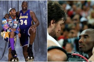 Kai verkia net didžiausi: ilgamečiai K. Bryanto bendražygiai P. Gasolis ir Sh. O'Nealas negali susitaikyti su netektimi