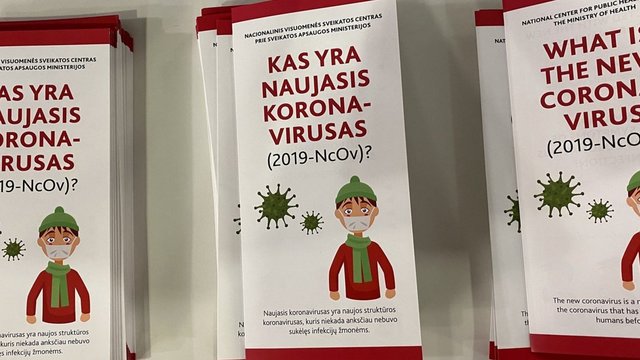 Lietuva imasi atsargumo priemonių dėl koronaviruso grėsmės