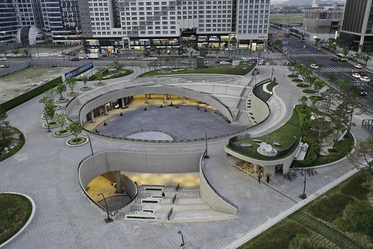 Komercinis objektas pietų Korėjoje „Magok Central Plaza“ / architektai „Wooridongin Architects“.<br>Jaekyung Kim / archdaily.com nuotr.