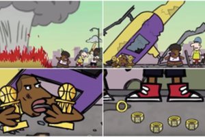 Neįtikėtina: prieš ketverius metus kurtas animacinis filmukas išpranašavo K. Bryanto žūties detales