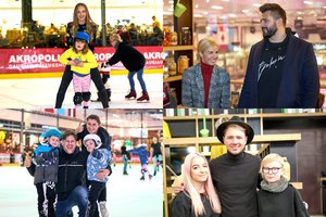 Vaikų namų auklėtiniams surengtoje šventėje – iš atostogų Balio saloje sugrįžę Agneta ir Linas Kleizai