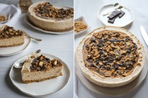 Ledų tortas „Snickers“ – greičiau nei per pusvalandį