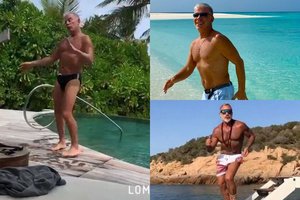 Olegas Gazmanovas jau lyginamas su Gianluca Vacchi: pusnuogis gerbėjus užkariauja šokiais