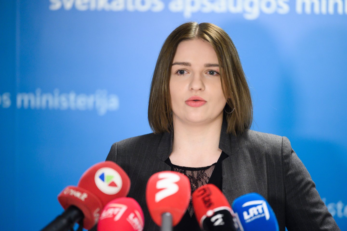 Jaunųjų gydytojų asociacijos prezidentė Kristina Norvainytė.<br>V.Skaraičio nuotr.