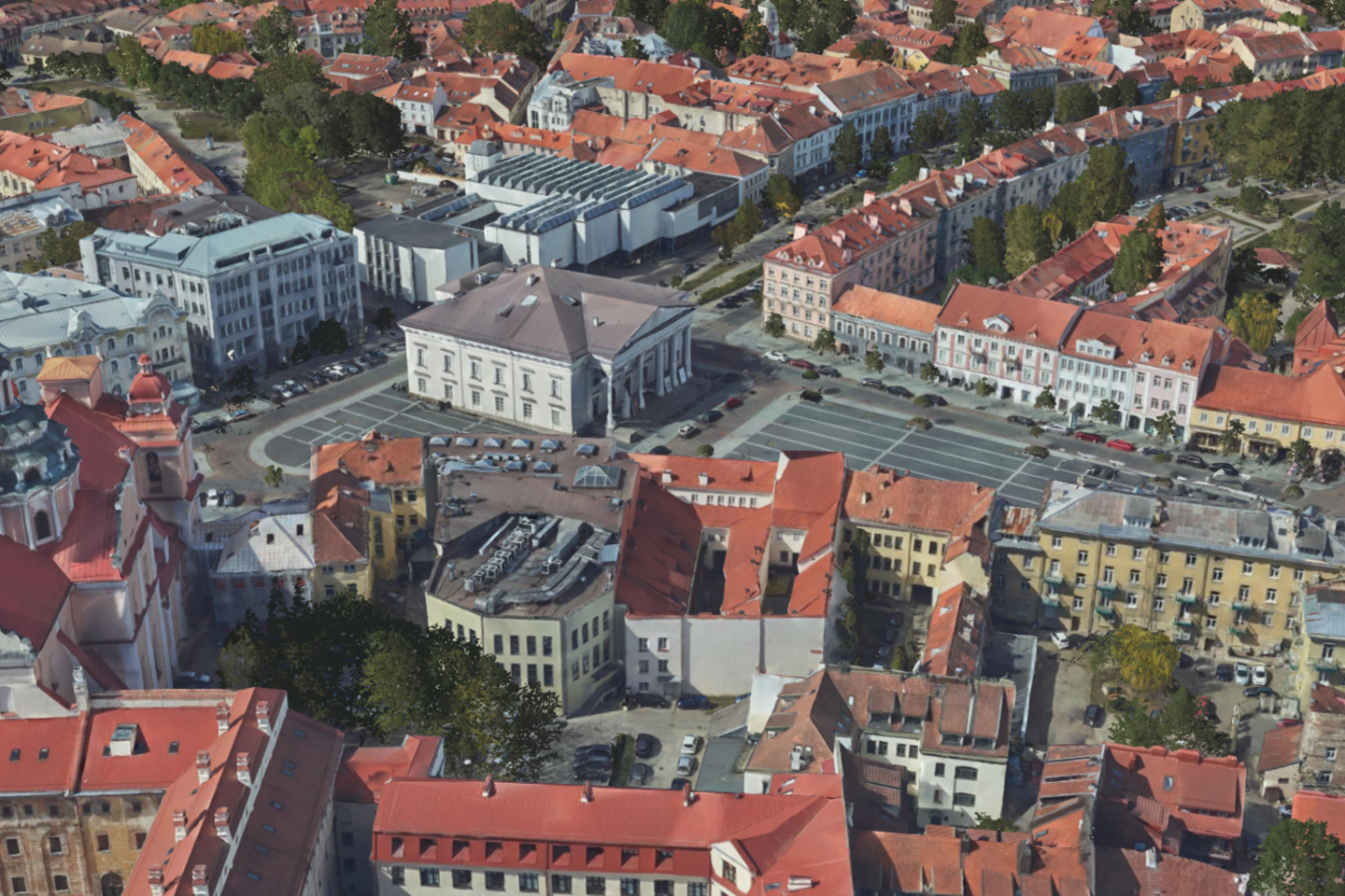 Sostinės savivaldybė sukūrė unikalų, realios situacijos trimatį žemėlapį.<br>Vilniaus savivaldybės nuotr.