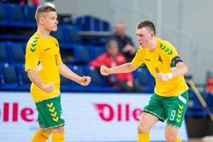 Dviejų įvarčių prarają panaikinusi Lietuvos futsal rinktinė pergale pradėjo Europos čempionato atranką