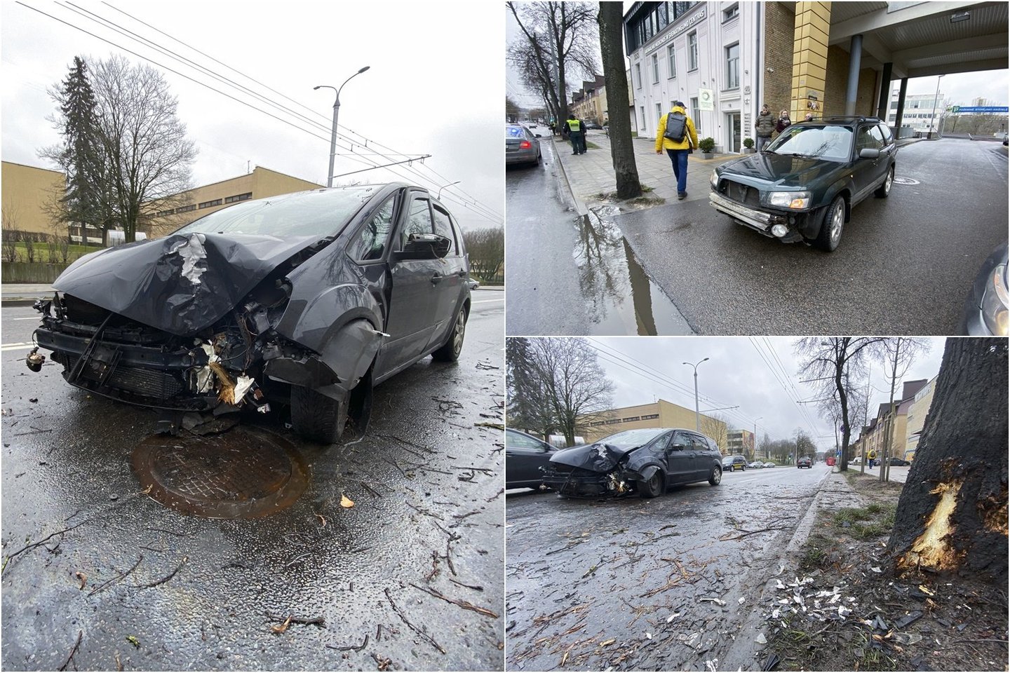 Girta vairuotoja Vilniuje sukėlė avariją – nukentėjo taksi keleivė.