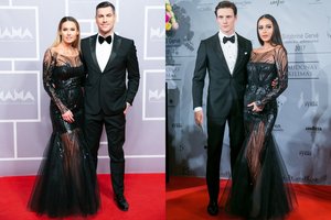 J. Jankevičiaus mylimoji G. Mikalauskytė pasirinko suknelę, kokią jau vilkėjo K. Meschino