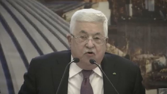 Palestinos prezidentas nutraukia visus ryšius su Izraeliu ir JAV