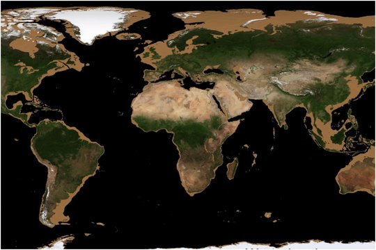 Kaip atrodytų Žemė, jei joje nebūtų vandens? Jau galime pamatyti ir tai
