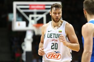 Skambus sugrįžimas: D. Motiejūnas po ilgos pertraukos apsivilks Lietuvos rinktinės marškinėlius