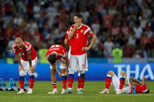 Planuojama uždrausti Rusijai žaisti pasaulio futbolo čempionate Katare