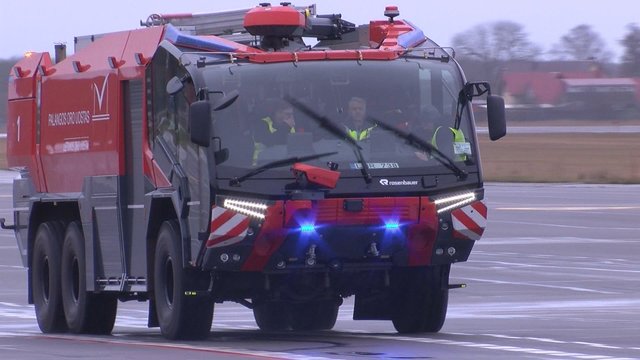 Mažiausiam Lietuvos oro uostui – ugniagesių automobilis už daugiau nei pusę milijono eurų