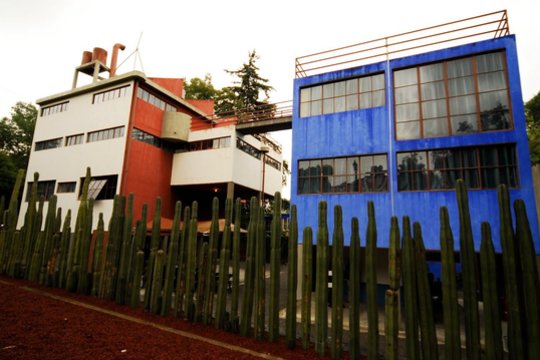 Muziejus „Casa Estudio Diego Rivera y Frida Kahlo“/ architektas Juan O'Gorman.<br>Usuario de WikiArquitectura: Pilar / archdaily.com nuotr.