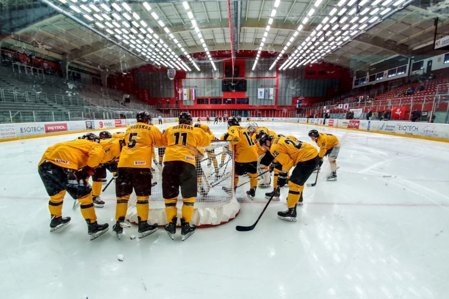 Lietuvos ledo ritulininkai pralaimėjo antrąją olimpinės atrankos dvikovą<br> hockey.lt nuotr.