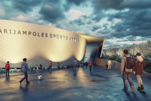 Marijampolės sporto arena: maketas jau yra, bet pinigų dar teks ieškoti
