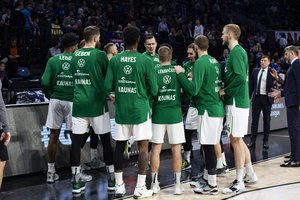LKL dvikova Kėdainiuose be jokios intrigos: „Žalgiris“ nušlavė sau nuo kelio „Nevėžį“ 