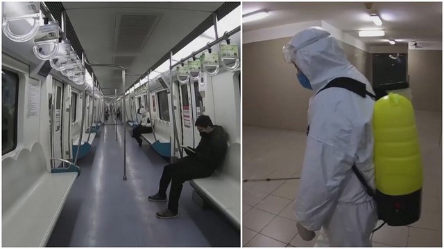 Tušti metro ir tyla gatvėse: koronaviruso aukų skaičius pralenkė SŪRS  