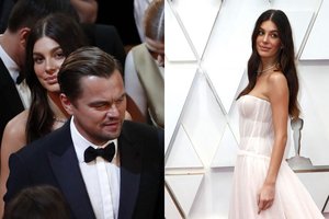 Nauja Holivudo pora: L. DiCaprio apdovanojimus stebėjo šalia žavios 22-ejų tamsiaplaukės