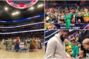 NBA rungtynėse – lietuviški tautiniai šokiai aikštės viduryje