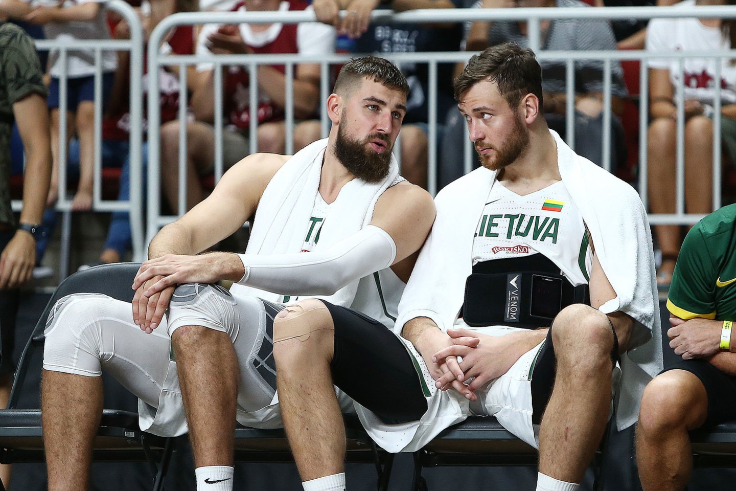 Donatas Motiejūnas vėl užsivilks rinktinės marškinėlius.<br>G.Šiupario nuotr.