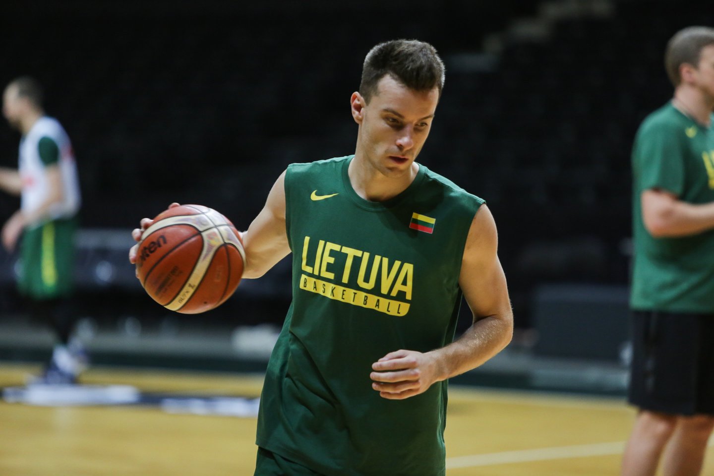  Adas Juškevičius per socialinius tinklus pranešė, kad jis ja yra buvęs Lietuvos rinktinės žaidėjas<br> G.Bitvinsko nuotr.