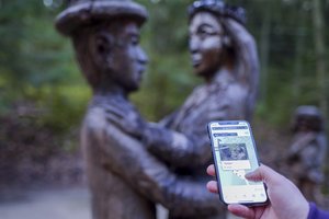 Juodkrantės Raganų kalno takais jau galima pasivaikščioti ir internete