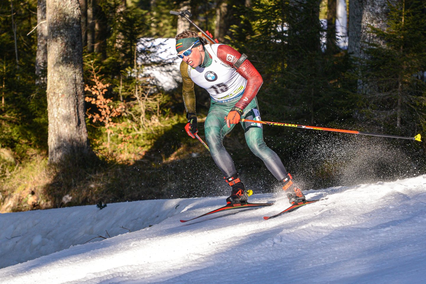 Lietuvos biatlono rinktinė pradeda kovas pasaulio čempionate.<br>A.Ivanovo nuotr.