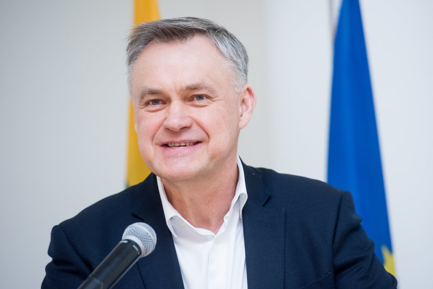 Robertas Dargis, Lietuvos pramonininkų konfederacijos prezidentas.<br>D.Umbraso nuotr.