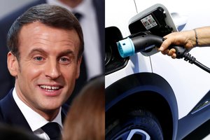 Su klimato kaita kovojantis E. Macronas keičia kelionių įpročius