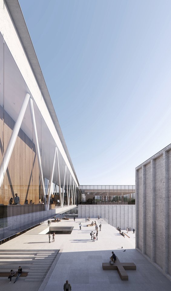2019-ųjų pabaigoje P. Korėjos architektūros institutas paskelbė tarptautinį konkursą geriausiai Kvandžiu miesto pagrindinės bibliotekos pastato architektūrinei idėjai išrinkti.<br>Architektų vizual.