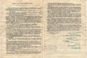 Rastas dar vienas originalus 1949 metų vasario 16 dienos deklaracijos egzempliorius