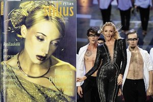 Tuomet ir dabar: Kristina Orbakaitė kalbėjo apie vaikystę Šventojoje, lietuvių kalbą ir vyrą