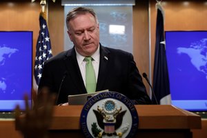 M. Pompeo žada paramą projektams, mažinantiems priklausomybę nuo Rusijos