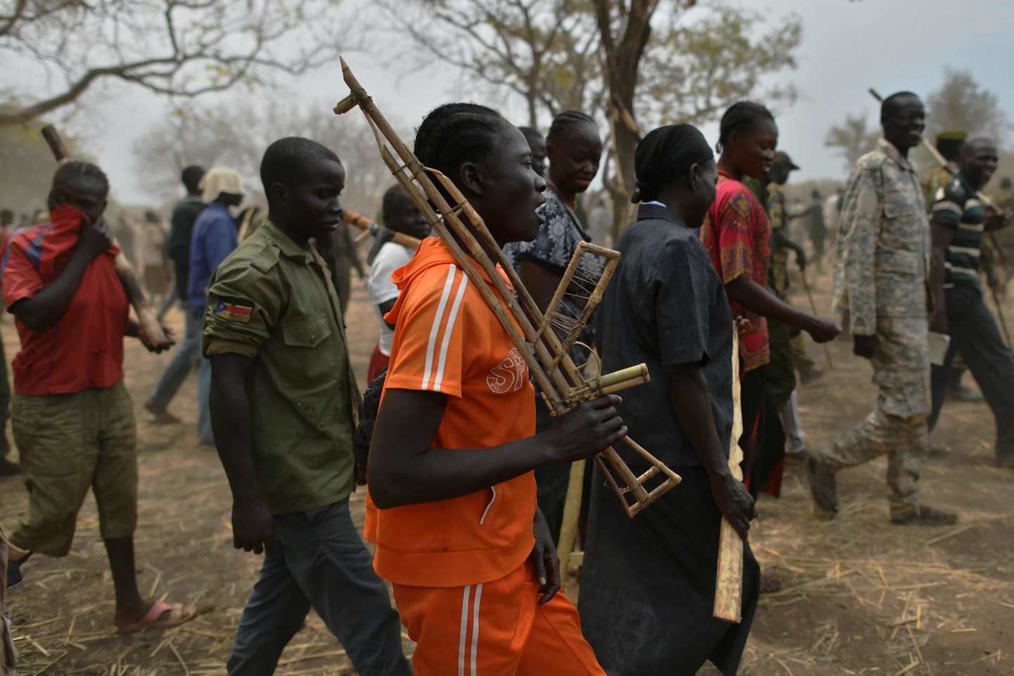  Pietų Sudano sukilėliai sekmadienį atmetė prezidento Salvos Kiiro taikos pasiūlymą grįžti prie dešimties valstijų sistemos, kuri atvertų kelią vienybės vyriausybei.<br> AFP/Scanpix nuotr.