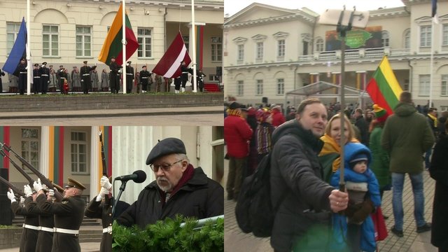 Lietuva švenčia: Vilniečiai paminėjo Valstybės atkūrimo dieną