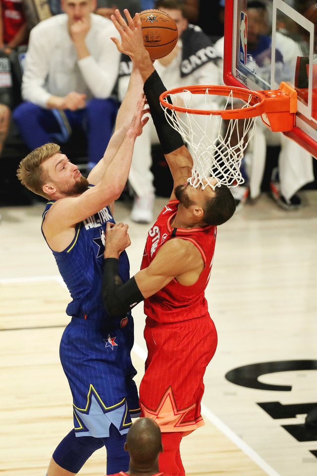 D.Sabonis tapo antruoju lietuviu, kuriam yra tekę žaisti NBA „Visų žvaigždžių“ rungtynėse.<br>Reuters/Scanpix nuotr.