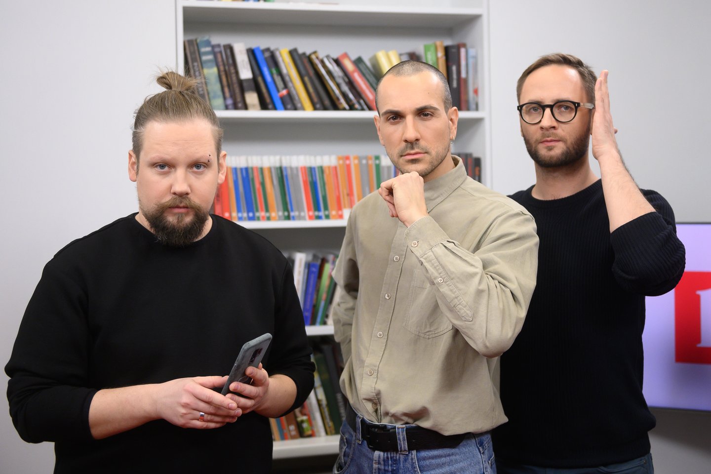 Grupė The Roop iš kairės: Mantas, Vaidotas ir Robertas. <br>V.Skaraičio nuotr. 
