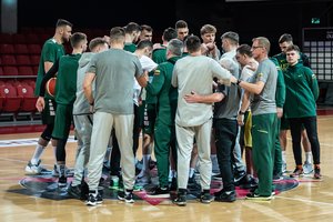 Dariaus Maskoliūno rinktinė savo istoriją pradėjo nuo treniruočių Vilniuje