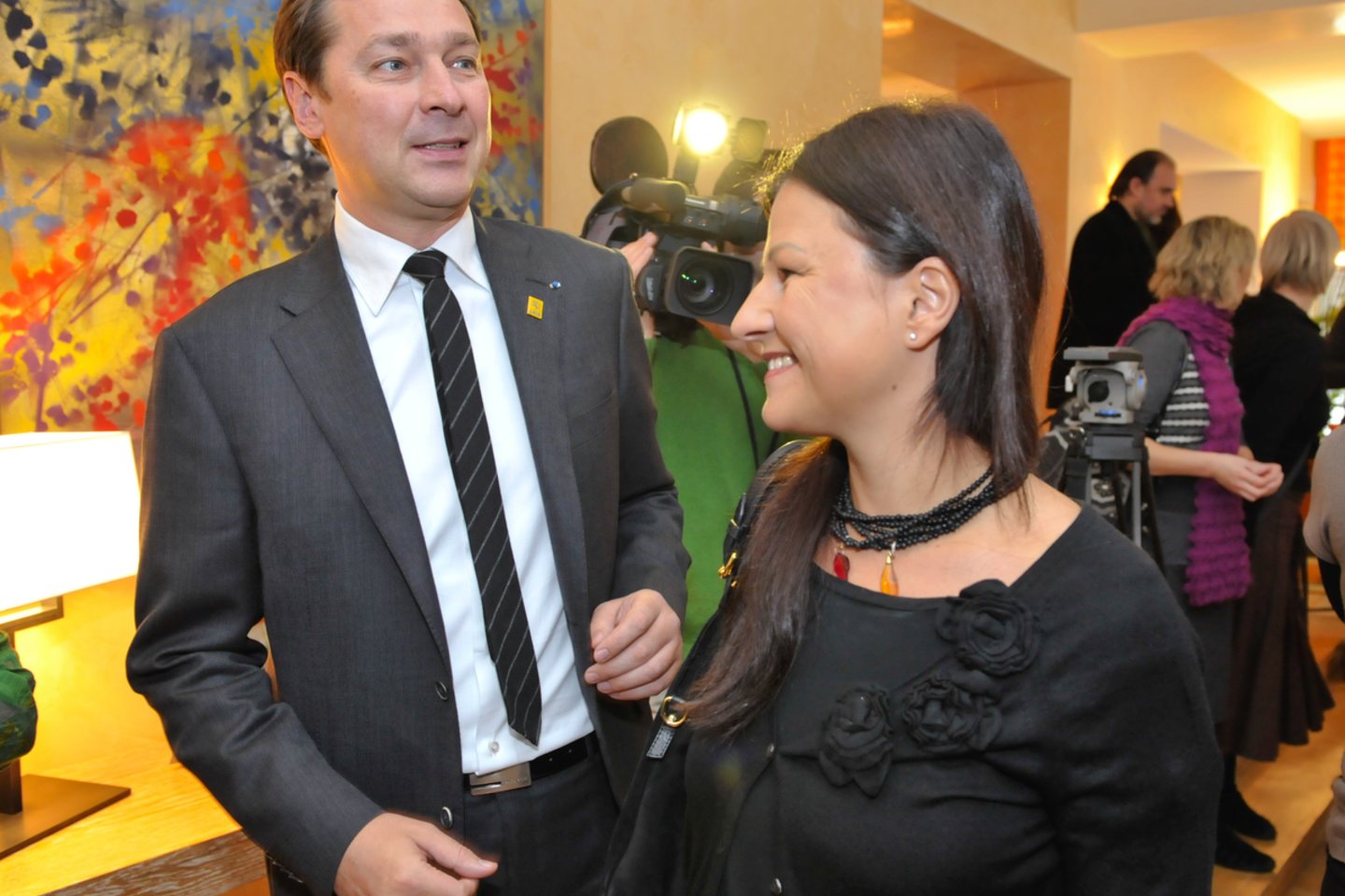 Agnė ir Artūras Zuokai.<br>V.Ščiavinsko nuotr.